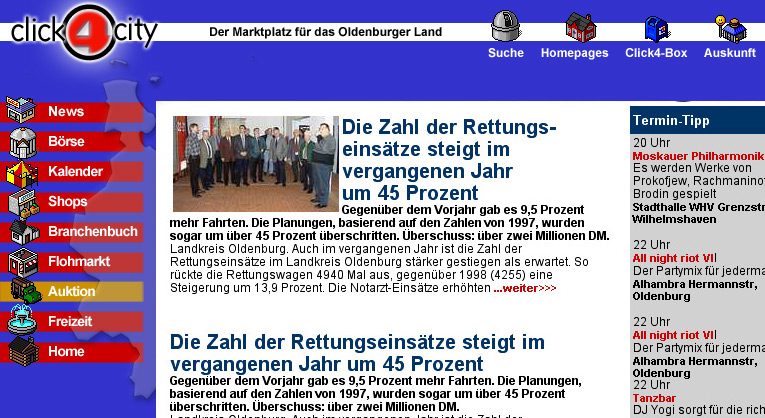Webdesign Arbeitsbeispiel von die reine form 2