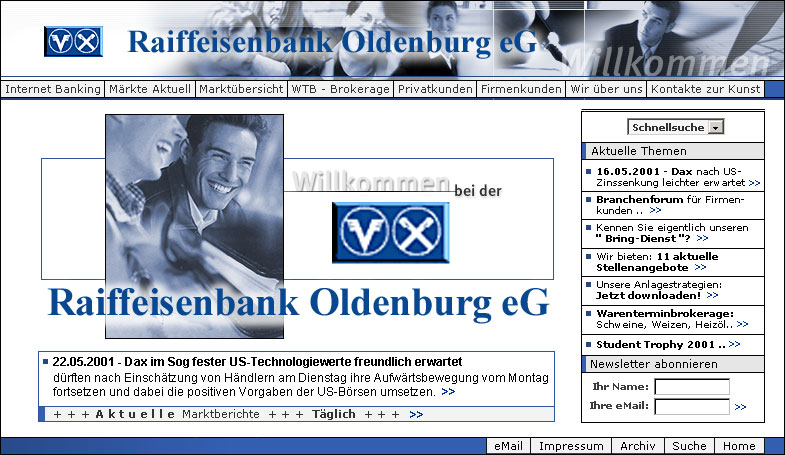 Webdesign Arbeitsbeispiel von die reine form 3