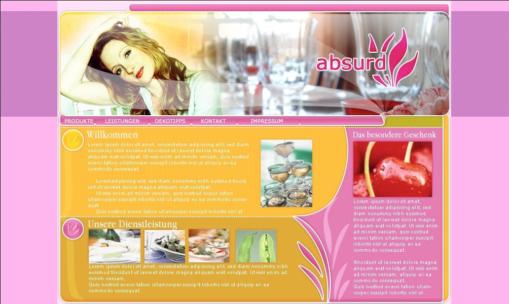 Webdesign Arbeitsbeispiel von die reine form 5