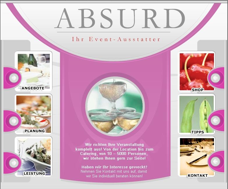 Webdesign Arbeitsbeispiel von die reine form 6