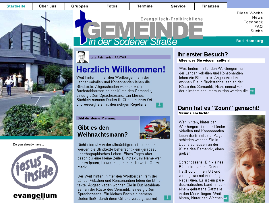Webdesign Arbeitsbeispiel von die reine form 7