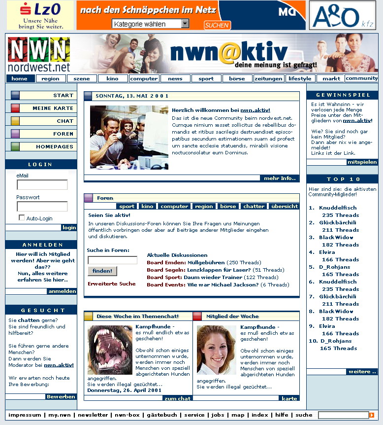 Webdesign Arbeitsbeispiel von die reine form 15