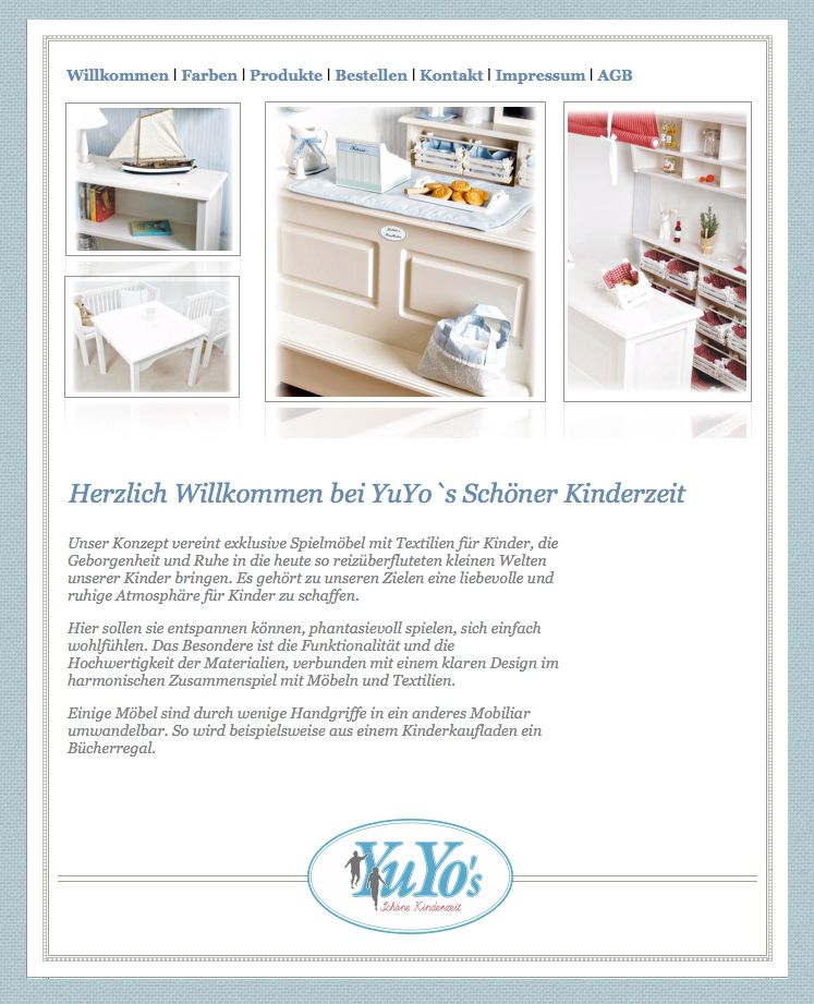 Webdesign Arbeitsbeispiel von die reine form 22