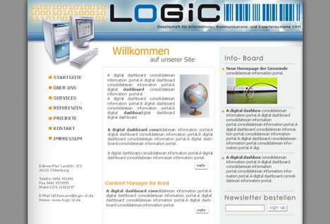 Webdesign Arbeitsbeispiel von die reine form 30