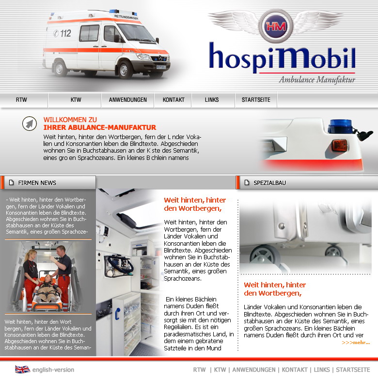 Webdesign Arbeitsbeispiel von die reine form 36