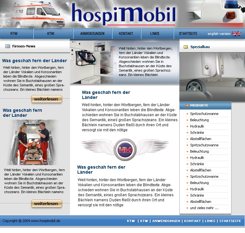 Webdesign Arbeitsbeispiel von die reine form 37