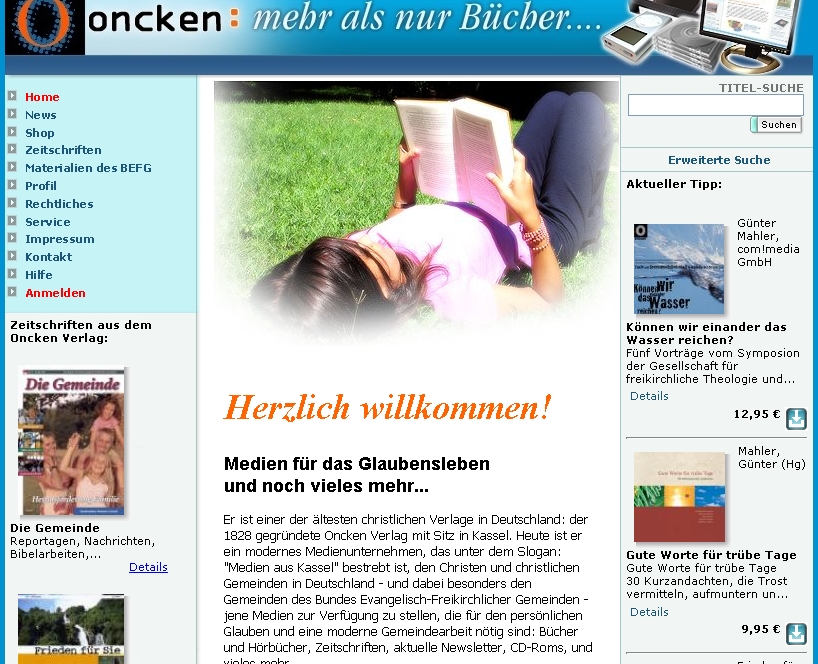 Webdesign Arbeitsbeispiel von die reine form 40